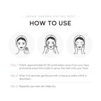 LAIKOU Sakura Hidratante Reparador Suave Iluminador Mejora la Radiante Suero Tónico Spray 100ml - details 10