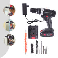 Juego de destornilladores inalámbricos LED, Taladro Inalámbrico de 48V con 2 baterías y cargador, 25-28 - details 7