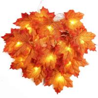 Guirnalda de luz L de hoja de arce artificial de 2/3/6M ideal para decoración de Navidad y Año Nuevo - details 3