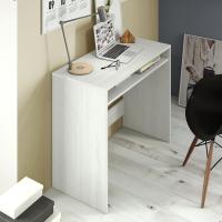 Mesa Blanca Moderna de Madera Ecológica Multifuncional para Estudios, Oficinas, Dormitorios - details 3