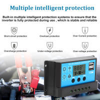 Kit de Panel Solar de 200W 12V con controlador de carga Solar de 100A  salidas USB duales de 5V controlador de Panel Solar combinado para caravana y barco - details 7
