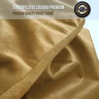 Reposapiés Salon de Lujo - [50x40x30 cm] Sofá Puf de Diseño con Relleno Incluido para Escritorio u Oficina - Taburete Bean Bag Silla Grande en Cuero Sintético Beige - details 56