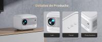 YABER-miniproyector L1, dispositivo con WiFi, Bluetooth, 9500 lúmenes, 720P, compatible con vídeo de 1080p, para cine en casa y al aire libre, Android - details 10
