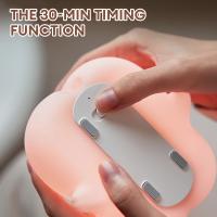 Bonita lámpara LED de silicona con Sensor táctil para niños, luz nocturna de animales, decoración de cabecera, regalo de cumpleaños - details 5