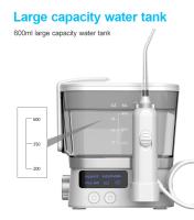 Irrigador Bucal Dental Profesional, con 2 Boquillas Multifuncionales, 10 Ajustes de Presión del agua, 600ml - details 6