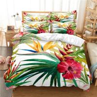 Juego de cama de flores 3d para el Día de San Valentín, funda de edredón de lujo con corazón rosa y amor, de tamaño doble - details 14