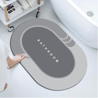Alfombrilla de barro de diatomeas suave alfombrilla absorbente para baño puerta alfombrilla antideslizante para pies alfombrilla para puerta de inodoro de secado rápido alfombra para inodoro - details 2