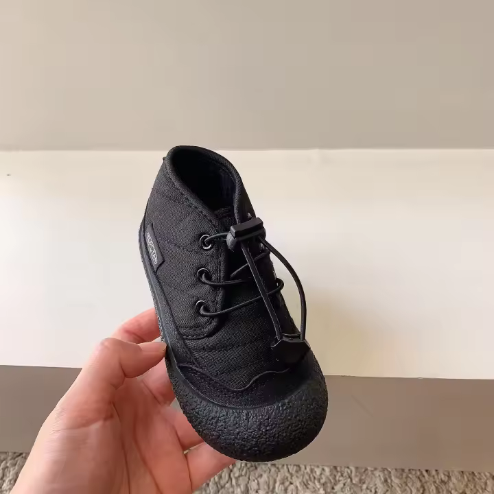 Zapatos de algodón para niños de 3 a 6 años, dos zapatos de algodón con terciopelo. - 1