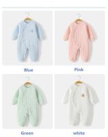 Recién llegado, pelele acolchado para bebés y niños, ropa gruesa y cálida para salidas de otoño e invierno, mono Unisex para bebés - details 1