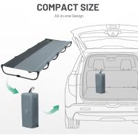 Cama Plegable Compacta Acampada Cama de Camping Jardin Portátil Ultraligera Fuerte Resistente, Capacidad de 120kg - details 11