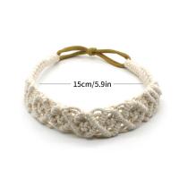 Diadema de margarita con cuerda trenzada, banda elástica para el cabello, estilo étnico, banda para el cabello de macramé, pañuelo para el cabello de mujer, bandana de ganchillo, diadema bohemia - details 13