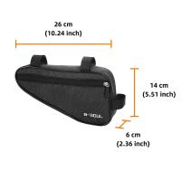 Durable MTB Bicycle Bicycle Accessories Cycling Bike Saddle Storage Bag Seat Rear Tool Pouch Triangle Bicycle Bag Frame Bag - details 0