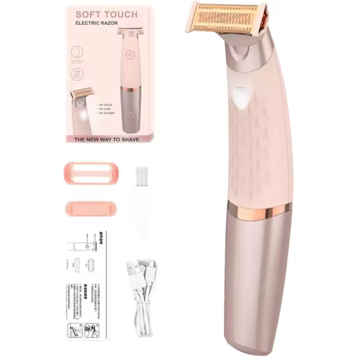 Afeitadora eléctrica, Afeitadora facial eléctrica, Afeitadora eléctrica para mujeres, Afeitadoras eléctricas para una piel suave, Afeitadoras corporales inalámbricas para mujeres - 1