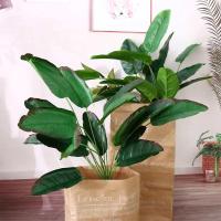 32 "vegetación tropical decoración del hogar grande planta falsa palma artificial árbol de plátano falso - details 2