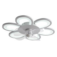 Ventilador de techo moderno de 19,7 pulgadas, lámpara de araña LED regulable con Control remoto - details 2
