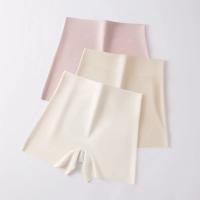 Boxer para mujer, bragas sin costuras, pantalones cortos de seguridad, pantalones cortos de talla grande, ropa interior de seda helada, verano debajo de la falda - details 6