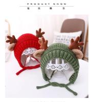 Gorro de Bebé de Ciervo Elk con Cuernos Cálido Gorro de Peluche para Invierno Otoño - details 4