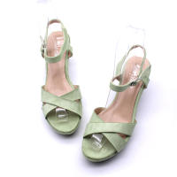 Calzados Soraia Sandalia Antelina Mujer Tacon Plataforma Fiesta - details 2