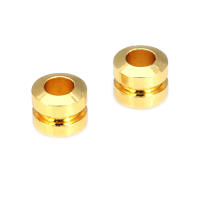 Gran Espaciador de Cilindro de Latón Dorado de 18K Accesorios para Hacer Pulseras - details 27