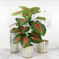Plantas falsas de 75cm y 24 ramas para decoración del hogar, rama de árbol Monstera Artificial grande, Palma Tropical de plástico, hoja de tortuga falsa para el jardín y la habitación - details 1