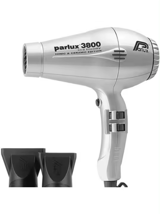 Parlux 3800 Hairdryer Advance Light Secador de pelo iónico y cerámico, plateado - 1