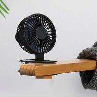 Mini ventilador eléctrico Personal portátil para cama, escritorio, asiento de coche, carga de dormitorio, Clip USB para el hogar pequeño - details 2