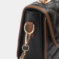 Xiaoxiangfeng cadena de diamantes pequeño bolso cuadrado nuevo de moda y versátil, bolso de mensajero portátil popular para mujer bolso de hombro texturizado - details 17