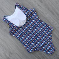Traje de Baño de Una Pieza Impreso 2024 Talla Grande Push Up Estilo Vintage de Flor - details 21