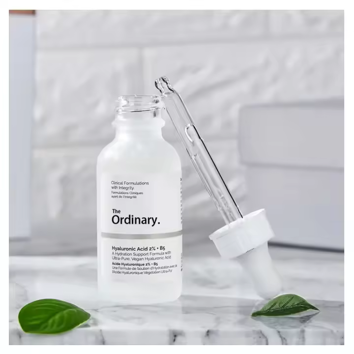 2% ácido hialurónico + suero B5 hidratante nutritivo seco suave cuidado de la piel de la cara reafirmante Control de aceite esencia para el rostro multiefecto - 1