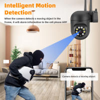 Cámara de Seguridad IP KEPEAK Visión de 360°, Zoom 5X, Seguimiento Humano AI, Audio Bidireccional, Impermeable, Uso Interior y Exterior - details 2