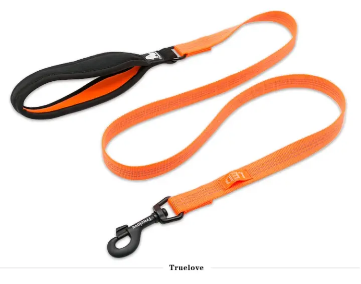 Truelove - correa de nailon reflectante para mascotas, arneses de cableado usados, collares para perros y gatos de tamaños, entrenamiento para todas las razas, correr, - 1