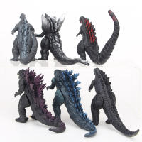 Muñeca de silicona de Godzilla Millennium Monster Planet, decoración móvil de dinosaurio, 6 piezas por juego - details 3