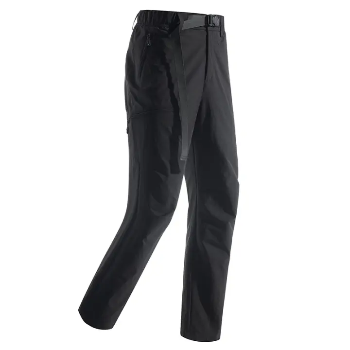 pantalones de hombre regulares, sencillos, ventilados, a la moda para primavera y verano. - 1