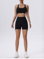 Conjunto Deportivo de Yoga sin Costuras para Mujer, Sujetador Deportivo y Leggings Cortos para gimnasio, 2 Piezas - details 19
