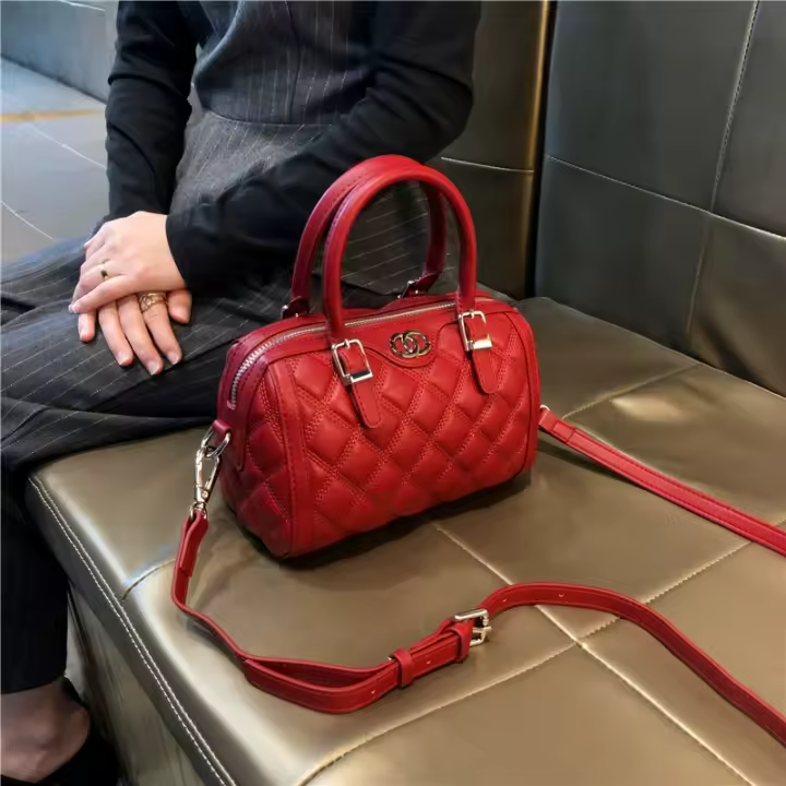 Bolso de almohada marca Hong Kong Boston bolso de mujer2025Nuevo Bolso pequeño para mamá de mediana edad, bolso de mensajero que combina con todo - 1