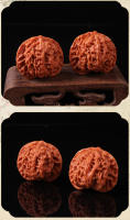 Sombreros oficiales de Qilin, dragón cultural de Qinling, patrones cerebrales, montones de calabaza, nueces grandes, platos exquisitos, juguetes y Zen - details 1