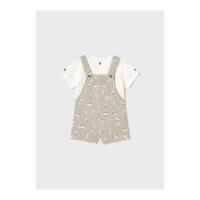 Moda infantil niño MAYORAL 1.650 062 CONJUNTO PETO PUNTO HUESO 35491 25V - details 2