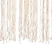 Cortinas de macramé tejidas a mano, divisor de habitación colgante de 2 paneles, cortinas bohemias decorativas para armario y pared - details 5