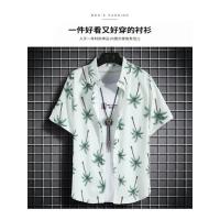 Ropa de playa para hombre, conjunto de 2 piezas, camisa hawaiana y pantalones cortos de secado rápido, ropa de moda para hombre, trajes informales estampados de verano - details 2