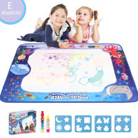 80x60CM Kids Coloring Doodle Magic Water Drawing Mat with Reusable Magic Pens Montessori Painting Board Educational Toys Gifts - details 14