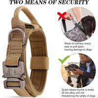 táctico estilo deportes al aire libre, Collar utilizable medianos a grandes con capacidad tracción para entrenamiento de perros - details 2