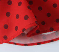 Vestido de verano de una pieza para mujer, minivestido coreano de lunares rojos con cuello halter, ropa sin espalda, 2024 - details 9