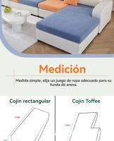 Funda Ajustable para sofá de 3, 2 y 1 Plazas, cubierta Elástica Resistente al Desgaste,Protector de Asiento - details 5