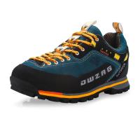 Zapatos de senderismo para hombre, calzado de cuero para deportes al aire libre, senderismo y caza, transpirable, impermeable, antideslizante - details 20