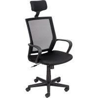 Silla de Oficina ergonómica de Piel sintética Negra, con Ruedas giratorias, reposabrazos, Altura Regulable, de Acero y Espuma Blanda, fácil de Montar y desplazar, 56x48x95 cm - details 7
