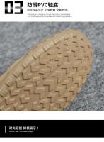 Zapatos de cuero de Pu, botas planas para correr con cremallera de moda británica, botines casuales para hombre - details 4