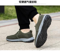 NOVEDAD DE VERANO 2023, zapatos deportivos informales para caminar para parejas de mediana edad y mayores, cómodos y transpirables para hombres - details 16