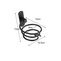Soporte de aluminio para secador de pelo, organizador montado en la pared resistente al desgaste, resistente al agua, soporte en espiral portátil de durabilidad para el hogar - details 1