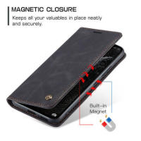 Funda con tapa de PU para Xiaomi Redmi Note 14 5G, juego de protección de cuero magnético duradero a prueba de golpes - details 7