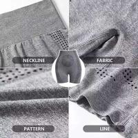 Módulo Mase de microvibración, reparación de fibra Lon moldeada, nuevos pantalones cortos de elevación de cadera sin costuras Fiess, pantalones cortos de yoga de secado rápido - details 1
